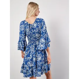 Apricot Minikleid Freizeitkleid Blau XXL