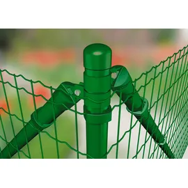 GAH Alberts Alberts Fix-Clip Pro mit Bodenhülse grün | Höhe 122 cm Länge 25 m