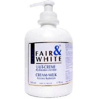 Fair & White Lait Creme Cream Milk Extreme hydratiation 500ml