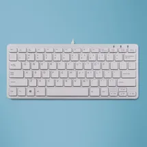 R-Go Tools R-Go Compact Tastatur, QWERTY Weiß drahtgebundenen - Weiß