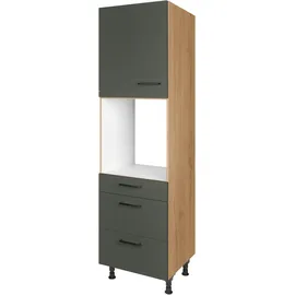 Nobilia Herdumbauschrank Easytouch 60 x 58,3 x 216,6 cm Grün