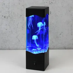 Jellyfish Lampe BLUE - Dekoleuchte - USB + Batteriebetrieb (3 x schwimmende Qual...