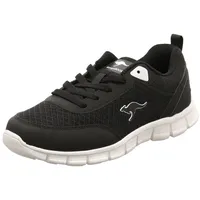 KangaROOS K-RF Bethy Sneaker, Jet Black/White, 37