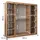 abiks möbel Schwebetürenschrank MADRYT 200 x 200 x 62 cm Schwarz/Weiß