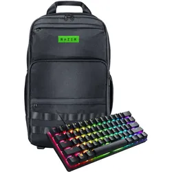 Razer Huntsman Mini Analog + Razer Concourse 17,3" Rucksack 60%-Format mit analogen optischen Switches inkl. Razer Concourse Gaming Rucksack