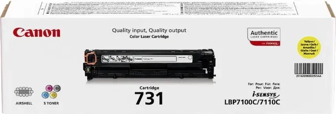Canon Toner CRG-731Y Gelb
