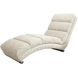 Mirjan24 Relaxliege, Beige, Textil, Rechteckig, 62x84x180 cm, Wohnzimmer, Sessel, Relaxliegen