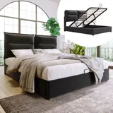 Merax Flieks 140 x 200 cm Schwarz