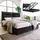 Merax Flieks 140 x 200 cm Schwarz