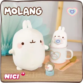 NICI Plüschdecke Molang Teddy 140x175 cm & Multicolor & One Size