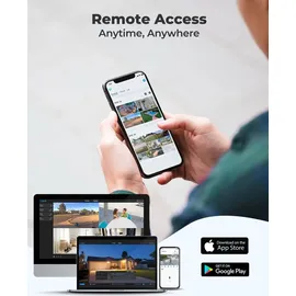 Reolink 12MP PoE Überwachungskamera Set Aussen Weiß