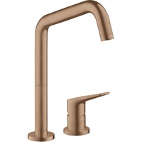 Hansgrohe Axor Citterio M 2-Loch 240 mit Schwenkauslauf brushed red gold (34820310)