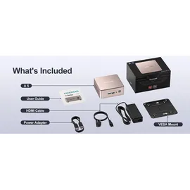 GEEKOM Mini-PC Intel NUC Ryzen 7 16 GB RAM 512 GB SSD AMD Radeon Vega 8 Windows 11 Pro