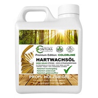 1 Liter Contura Hartwachsöl High Solid Colorline FARBIG weiß grau braun schwarz Hartwachs Öl Fußbodenöl Parkettöl Möbelöl Holzöl Hartöl (Sand - hellbraun 05)