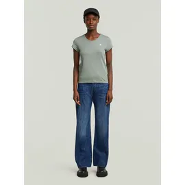 G-Star Eyben Slim 2.0 Kurzarm-T-Shirt Mit V-ausschnitt Iceberg Green M