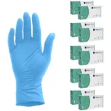 Abena Nitrilhandschuhe Classic, Puderfrei, blau S,