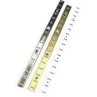 Monin - Zahnstange sas - Weiß lackiert - Breite 16 mm - Stange mit 2 mL - 272705