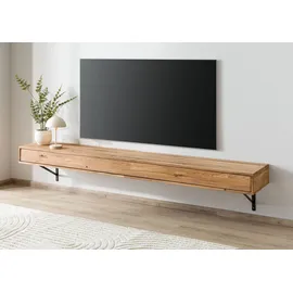 MASSIVMOEBEL24.DE Wien Lowboard 180x43x17 cm Beige Massivholz