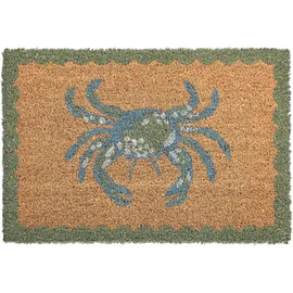 Beliani Bais 40 x 60 cm Blau/Grün