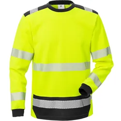 Warnschutz Langarmshirt "7724 THV" Stiby UV-Schutz - XS - gelb/schwarz