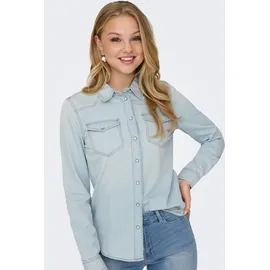 Only Jeansbluse ONLALEXA Blau XS