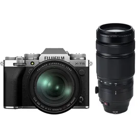 Fujifilm X-T5 Silber + XF 16-80 mm R OIS WR Kamerakit