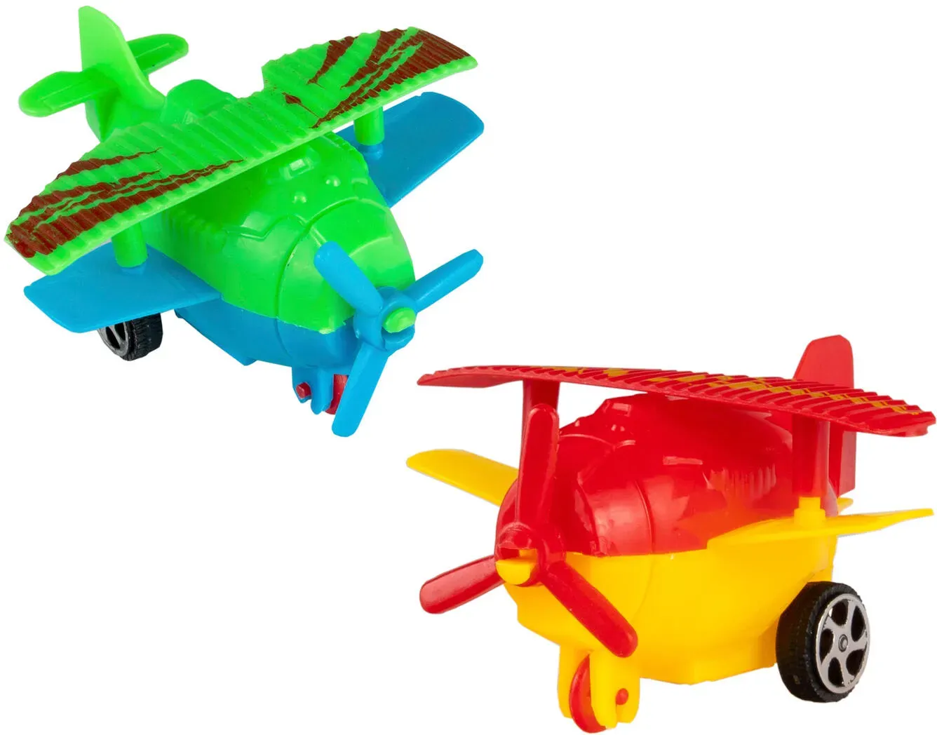Flugzeuge 7cm, 4 Farben gemischt, 20 Stk.