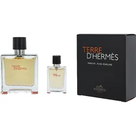 Hermès Terre d'Hermès Parfum 75 ml + Parfum 12,5 ml Geschenkset