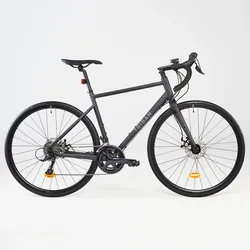 Rennrad Endurance RC500 Shimano Sora Schwarz carbongrau M