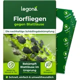 Legona Florfliegenlarven gegen Blattläuse & Thripse - 1 Träger à 1 Lieferung Effektiv Schmierläuse & Wollläuse bekämpfen Biologische Alternative