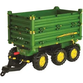 Rolly Toys rollyMultitrailer John Deere Dreiachskipper Traktoranhänger grün (125043)