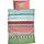 Casatex Herz-Karo Renforcé rot/bunt 200 x 200 cm+ 2 x 80 x 80 cm