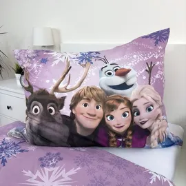 Jerry Fabrics Disney Frozen Purple 05 140x200, 70x90 cm lila