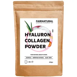 FAIRNATURAL Kollagen Hyaluron+Vitamin C Pulver 450 g