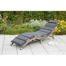 Merxx Waikiki Sonnenliege 172 x 62 x 54 cm Grau