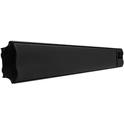 Blumfeldt Cosmic Beam Smart 24 Infrarot-Heizstrahler 2400W App-Steuerung Fernbedienung Schwarz
