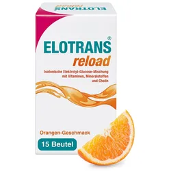 Elotrans® reload – Veganes Trinkpulver – nach anstrengenden Aktivitäten oder bei Erschöpfung, Isotonische Elektrolyt-Glucose-Mischung