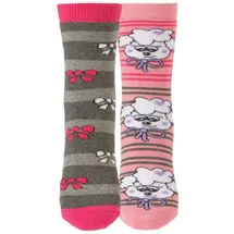 Yenita® Socken 2-Paar bunt/Grau 35-38