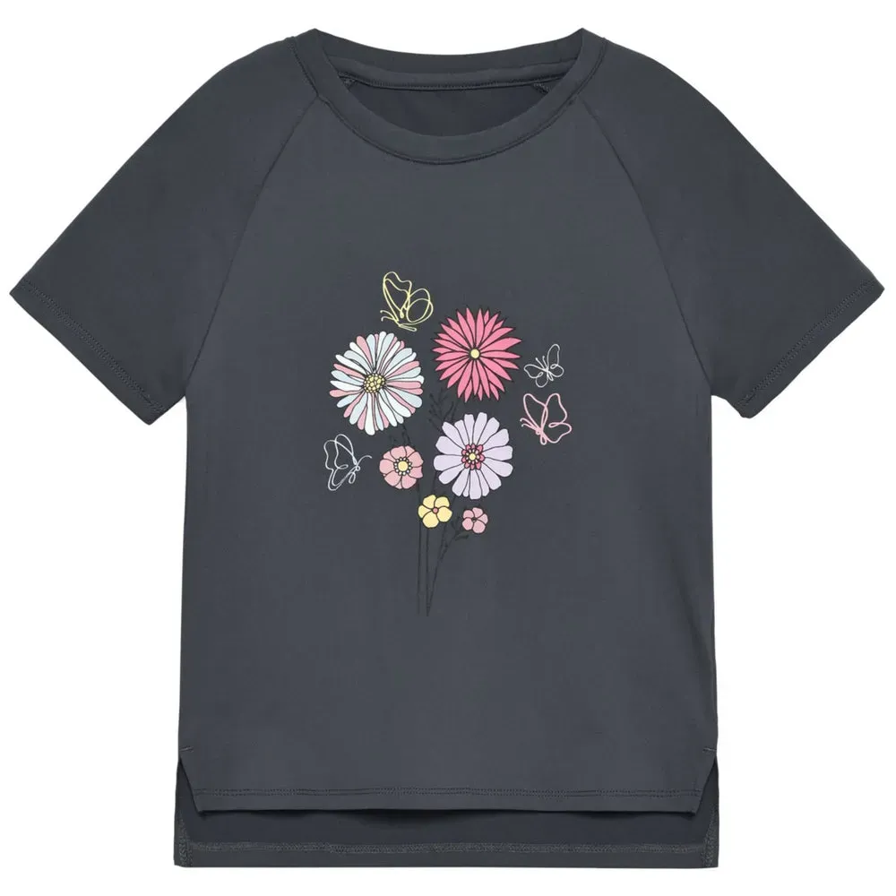 ColorKids Print T-Shirt Kinder - grau-1922 / 140