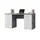 Forte Schreibtisch Betonoptik
