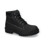 Dockers by Gerli Herren Combat Boots, Männer Stiefeletten,halbstiefel,Kurzstiefel,uebergangsschuhe,uebergangsstiefel,schwarz,47 EU - 47 EU