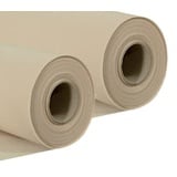 Sensalux Tischdeckenrollen-Set, 2 Stück, stoffähnliches Vlies, Event, Geburtstagsfeier, 1m x 40m Creme