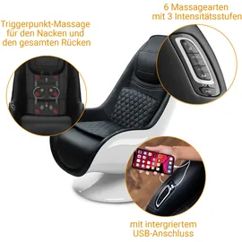 Medisana RS 660 Lounge Chair mit Massagefunktion und Hocker