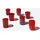 Zafferano Melting Pot Glas rot 0,32 l 6 St.