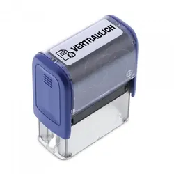 Lagertext Stempel Vertraulich (Dormy Imprint 11) Textstempel