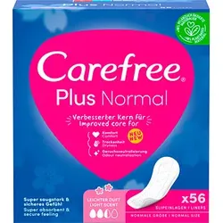 Carefree Slipeinlagen Plus Normal mit leichtem Duft, 56 St.