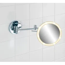 Wenko Aura 3656480100 Wandspiegel Power-Loc LED beleuchtet
