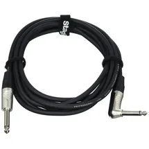 Stagg NGC3PLR Instrumentenkabel 3m Klinke/Winkel-Klinke