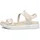 ECCO Soft Sandal W 3-Strip Damen Grau 35