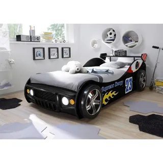 Bega-Gruppe Kinderbett Energy 90 x 200 cm MDF lackiert schwarz